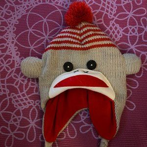 Sock Monkey Winter Hat